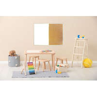 VICTORIA VISUAL Kombitábla, 60x80 cm, fakeret, VICTORIA VISUAL (VVI13)