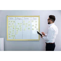 VICTORIA VISUAL Fehértábla, nem mágneses, 60x90 cm, fa keret, VICTORIA VISUAL (VVI3)