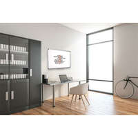 VICTORIA VISUAL Fehértábla, mágneses, 100x150 cm, alumínium keret, VICTORIA VISUAL (VVIM06)