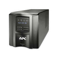 APC APC szünetmentes, Smart-UPS SMT750IC (6 IEC13) 750VA (500 W) LCD 230V, LINE-INTERAKTÍV torony - USB interfész