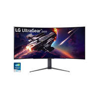 LG LG Ívelt Gaming 240Hz OLED monitor 44.5" 45GR95QE, 3440x1440, 21:9, 200cd/m2, 0.03ms, 2xHDMI/DisplayPort/3xUSB