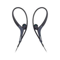 Sony Sony MDR-AS400 vezetékes fülhallgató állítható fülhurokkal, fröccsenésálló, fekete EU.