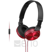 SONY Sony MDR-ZX310APR on-ear 3,5 mm piros headset funkció