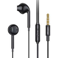Vipfan Vezetékes fülhallgató Vipfan M15, 3,5 mm-es jack, 1m (fekete)