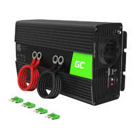 Green Cell Autós inverter feszültségváltó Green Cell INV08 12V-ról 230V-ra 1000W/2000W, módosított szinusz hullám