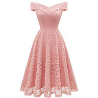 Homrain HomRain női esküvői csipke váll nélküli ruha - outlet termék