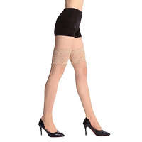 ZIHUA ZIHUA combfix harisnya nőknek, csúszásgátló szilikon, csipkés felső, 20 denes női - outlet termék