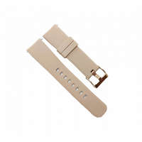 Utángyártott 20 mm cserélhető szilikon szíj okosórához - 20 mm, csíkos, púder színű, púder színű, S, szilikon
