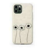 Utángyártott Biológiailag lebomló telefontok (Iphone 13) - fehér, virágok