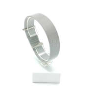 Utángyártott 22 mm cserélhető szilikon szíj okosórához - 22 mm, ezüst, ezüst, fém, milánói, Univerzális