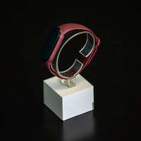 Xiaomi Xiaomi Mi band 5 / 6 szíjak - bordó, bordó, egyszínű, szilikon