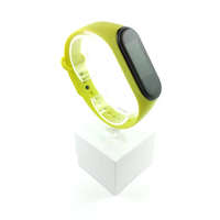 Xiaomi Xiaomi Mi band 3 / 4 szíjak - egyszínű, fűzöld, szilikon, zöld