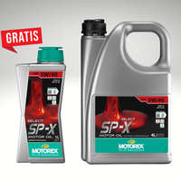 Motorex MOTOREX SELECT SP-X 5W-40 4L (C3,BMW,MB,VW,Ford,Fiat,Renault,Porsche) + 1L Ajándék