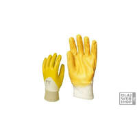 Harrier Nitril sárga, csuklómártott munkavédelmi kesztyű M/8 méret
