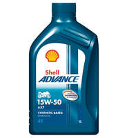 Shell Shell Advance AX7 4T 15W-50 motorkerékpár olaj 1L