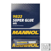 Mannol Mannol 9822 Super Glue Gel pillanatragasztó gél 3g