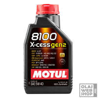 Motul Motul 8100 X-Cess Gen2 5W-40 motorolaj 1L