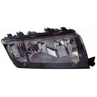 Skoda Fabia 1 első fényszóró fekete szegéllyel (jobb oldal, elektromos) - TYC (20-6229-15-2)