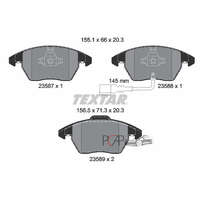 Első fékbetét készlet (Audi A3, Skoda Octavia 2, Vw Passat B6...) - Textar (2358701)