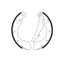 Opel Corsa B hátsó fékpofa (200x28) - Hart