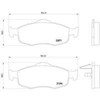 Ford Mondeo 1 első fékbetét készlet (-) - Hart Sport
