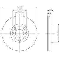 Opel Astra G első féktárcsa (4 kerékcsavaros) - Textar (920091803)