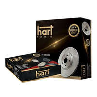 Első féktárcsa + fékbetét, 288mm, hűtött (Audi A4 B5-B6-B7, Audi A6-C5, Vw Passat B5/B5.5) - Hart Premium SZETT