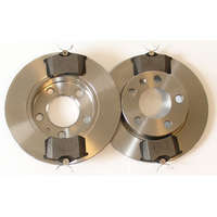 Audi A6-C5 hátsó féktárcsa (245mm, hűtetlen) + fékbetét szett - Hart