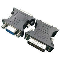  Gembird DVI-A -> VGA M/F adapter fekete