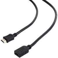  Gembird HDMI 2.0 - HDMI 2.0 M/F video kábel hosszabbító 0.5m fekete