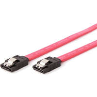  Gembird SATA 3 F/F adatkábel 0.3m piros metal clips