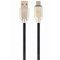  Gembird USB-A 2.0 -> USB-B 2.0 micro M/M adatkábel 1m fekete Premium rubber