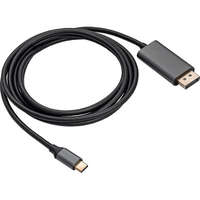  Akyga AK-AV-18 USB-C -> HDMI 1.4 M/M video kábel 1.8m fekete