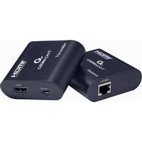  Gembird 1db HDMI 1.3 1db USB-B 2.0 micro -> 1db RJ45 CAT6 UTP F/F video extender 60m fekete