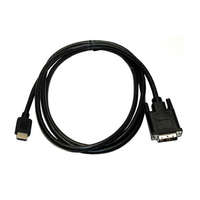  OEM DVI-D -> HDMI M/M video jelkábel 2m fekete