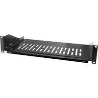  LogiLink 2U 19" rack polc fekete