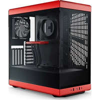  HYTE Y40 táp nélküli ablakos Mid Tower számítógépház piros-fekete