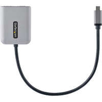  StarTech USB-C -> 2db HDMI 2.0 M/F adapter 0.3m ezüst DP Alt mode