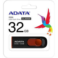  ADATA 32GB C008 USB 2.0 pendrive BOX fekete-piros