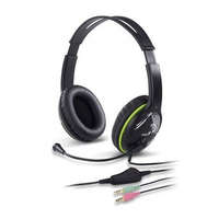  Genius HS-400A stereo headset fekete/zöld