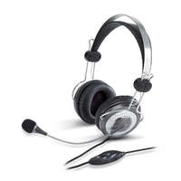  Genius HS-04SU fejhallgató headset fekete-ezüst