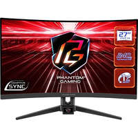  Asrock Phantom Gaming PG27F15RS1A 27" ívelt VA LED gaming monitor fekete 240Hz (1500R)