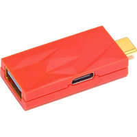  ifi iDefender+ CA USB-C -> USB-A 3.0 M/F aktív zavarszűrő piros