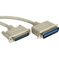  Roline Parallel DB25 -> Parallel IEEE-1284 M/M adatkábel 1.8m szürke (printer kábel)