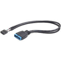  Gembird USB-A Pinheader 9pin -> USB-A 3.0 pinheader F/M adatkábel 0.3m