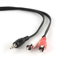  Gembird Jack stereo 3,5mm -> 2db RCA M/M audio kábel 1.5m fekete