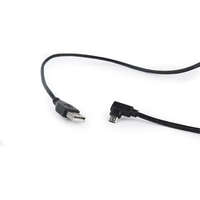  Gembird USB-A 2.0 -> USB-B 2.0 micro M/M adatkábel 1.8m fekete 90°