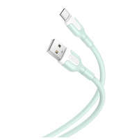 XO XO NB212 kábel USB / USB-C 1M 2.1A zöld