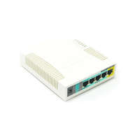 MIKROTIK MIKROTIK Wireless Router RouterBOARD 2,4GHz, 5x100Mbps, 300Mbps, Menedzselhető, Asztali - RB951UI-2ND