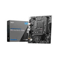 MSI COMPUTER MSI Alaplap S1700 PRO H610M-E DDR4 Intel H610, mATX